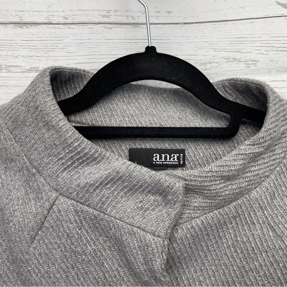 🍁 ana A New Approach Cropped Lined Blazer Short Large Snap Jacket Coat sz PS - Picture 4 of 9